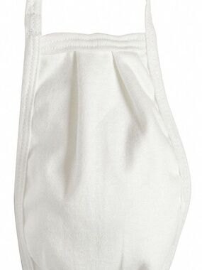 Hanes Washable Cotton Face mask, White - 4 Packs (20 masks !!!)